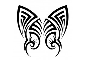 Sticker ailes de papillon