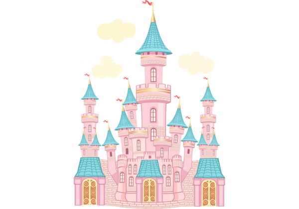 Sticker chateau Princesse splendide