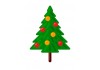 sticker sapin noel