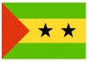 Sticker drapeau Sao Tome et Principe