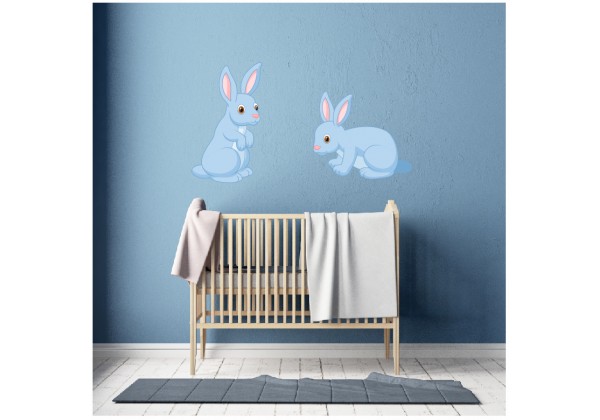 Stickers Muraux Lapin Deco Chambre Bebe