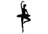 Sticker Danseuse noir