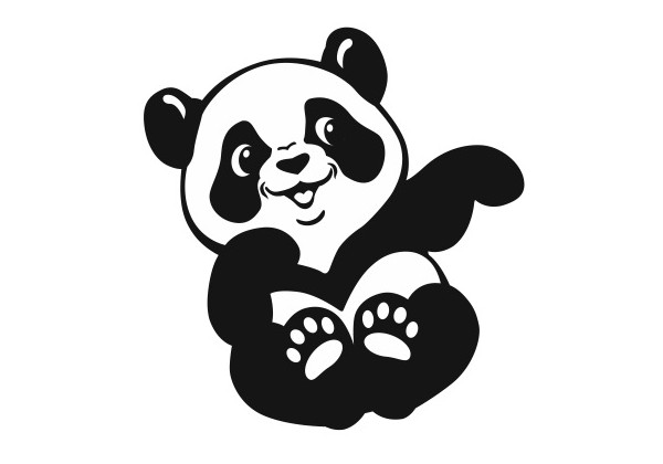 Stickers Muraux Panda Deco Chambre Bebe