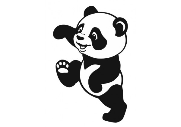 Stickers Muraux Panda Deco Chambre Bebe