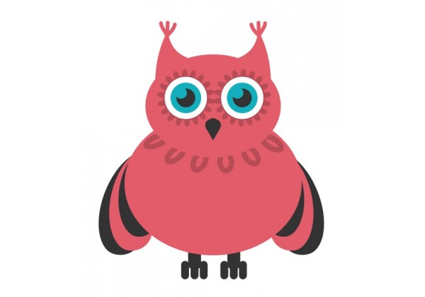 Stickers Muraux Hibou Deco Chambre Bebe