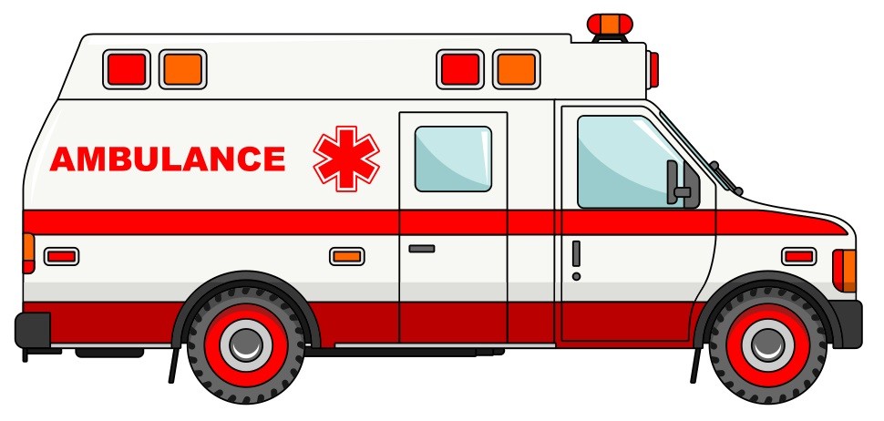 clipart ambulance pompiers