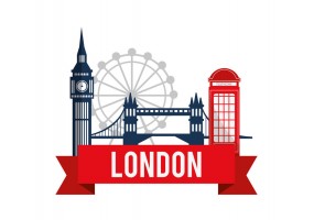 Sticker Londres teillere - Sticker A moi Etiquette & Autocollant