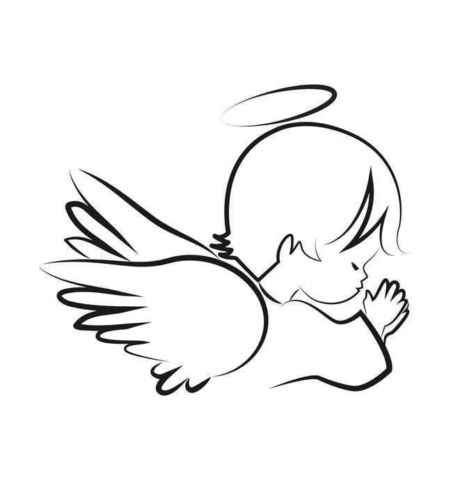 Sticker petit ange